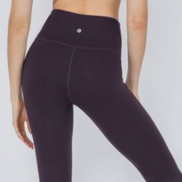 New 90 DEGREE BY REFLEX High Waist Power Flex Fleece Lined Leggings Tights L NWT - Picture 3 of 8